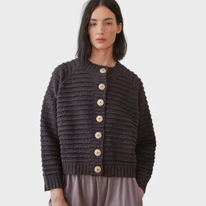 Wol Hide ripple bomber black plum S/M